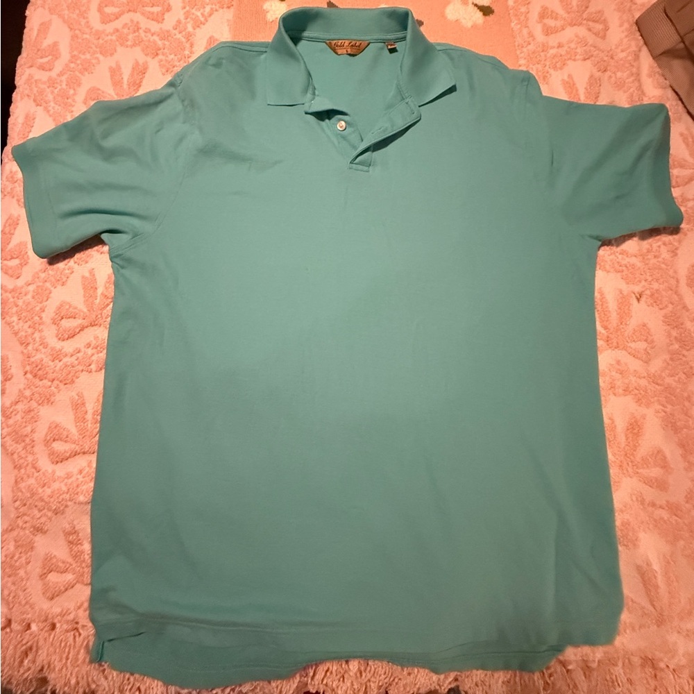 Men's Short-Sleeve Polo in Teal Blue - Classic Casual